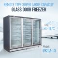 3 Glass Door Commercial Refrigerator Display Frozen Food